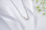 Load image into Gallery viewer, Flax Flower Necklace
