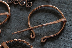 Celtic Copper Brooches